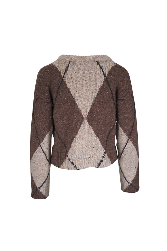 Altuzarra Parish Brown Multi V-Neck Sweater - view 4