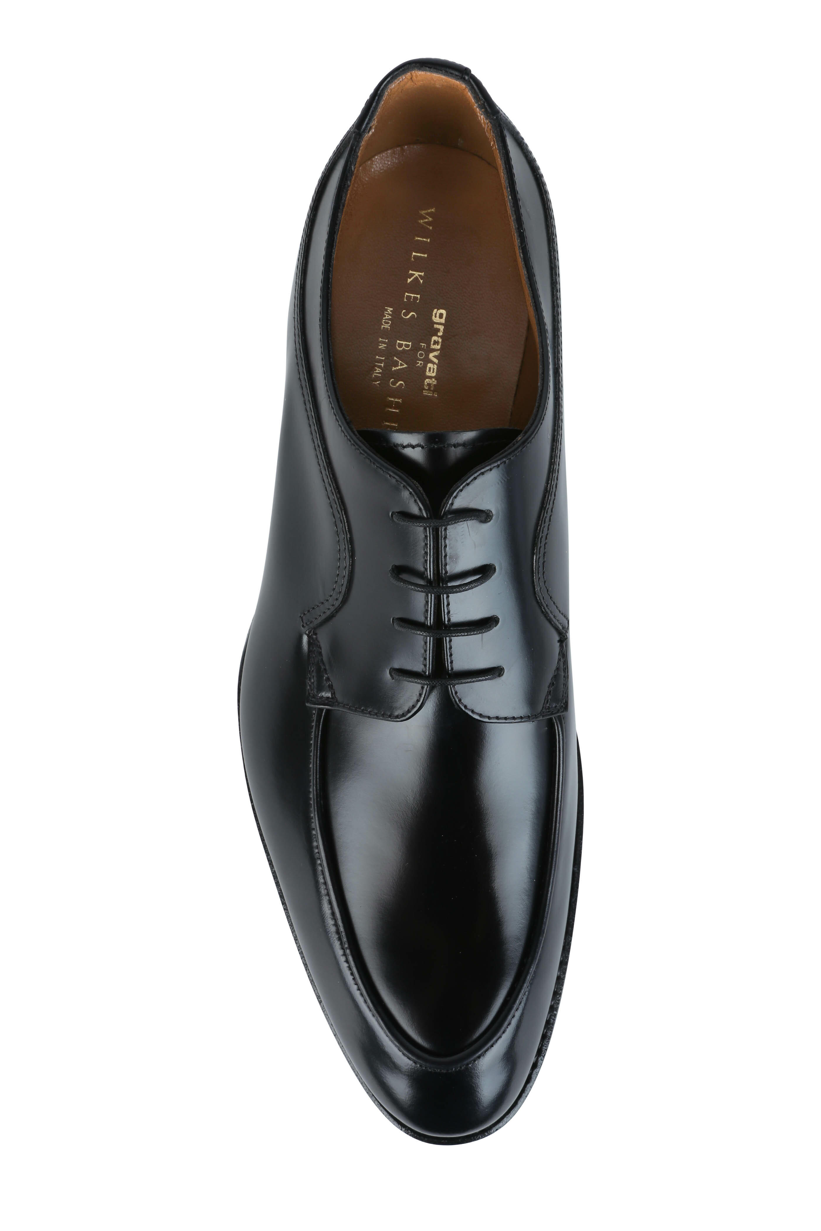 Gravati - Black Leather Derby Shoe