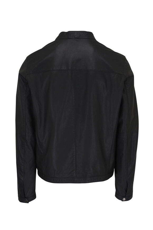 Gimos - Black Leather Jacket 