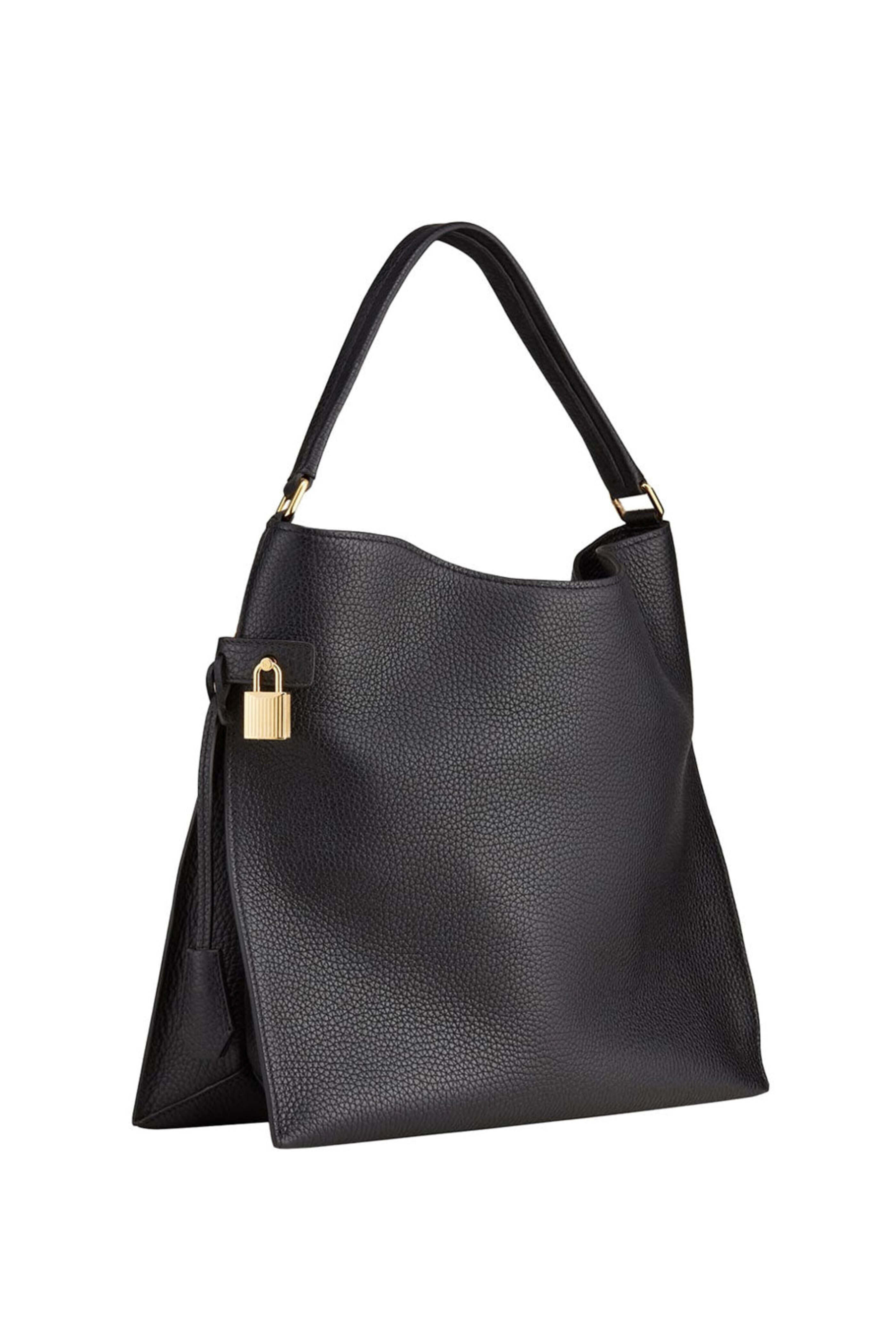 Tom Ford - Grain Leather Alix Hobo Bag in Black