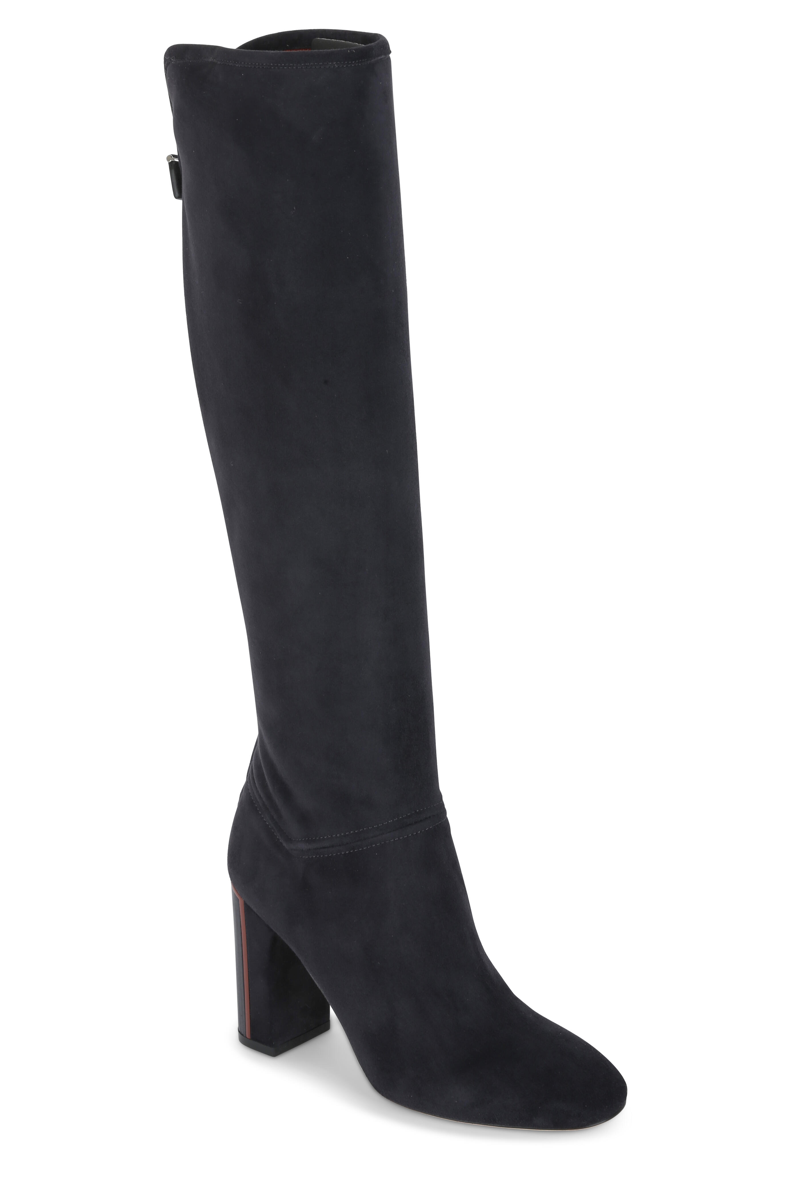 Loro Piana - Jeanne Caviar Suede Tall Boot, 90mm