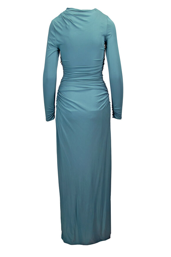 Simkhai Eleanora Storm Draped Jersey Gown - view 2