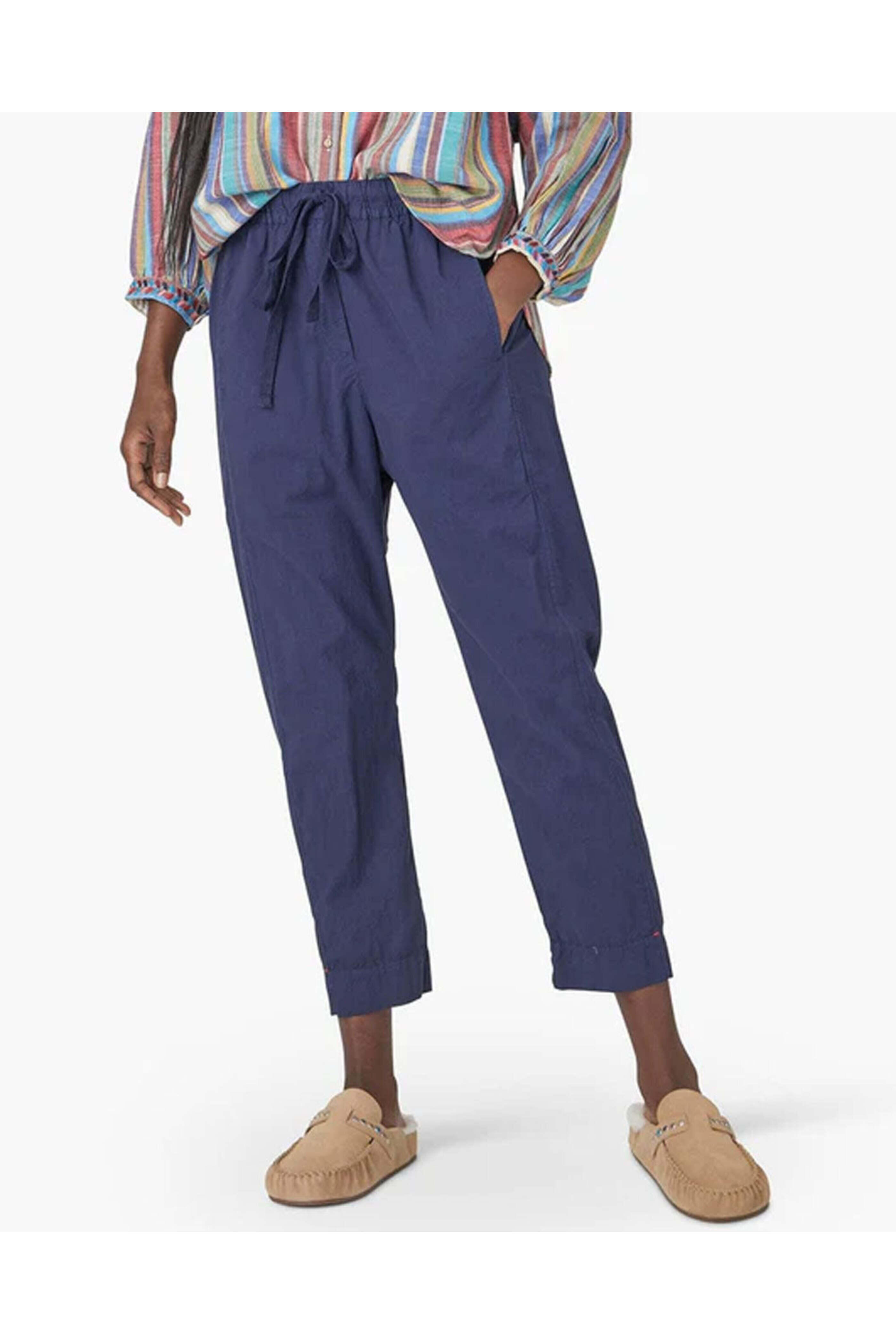 Xirena - Navy Drawstring Draper Pant