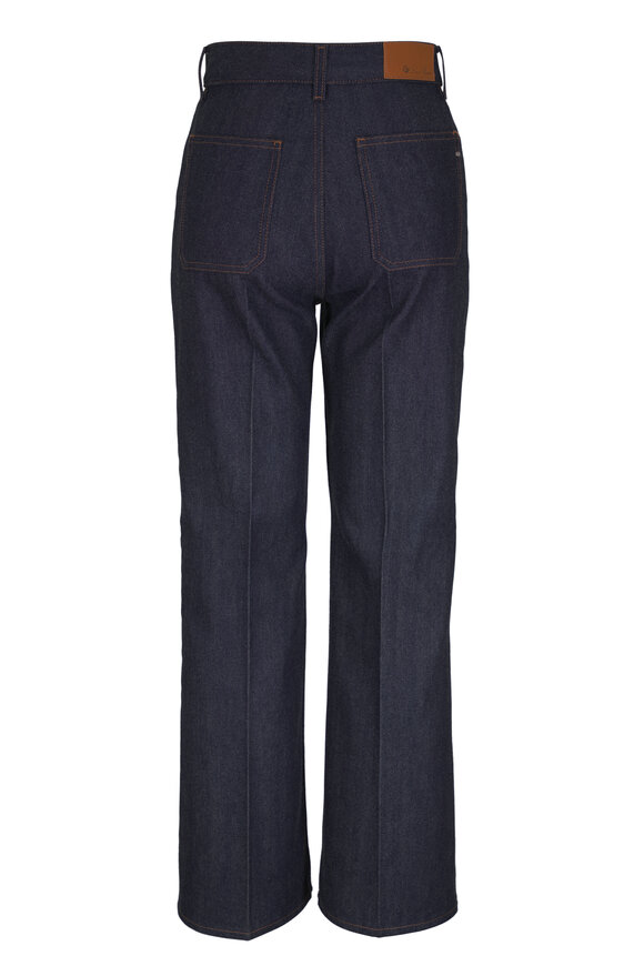 Loro Piana Max Blackberry Cotton & Cashmere Denim Pant - view 2