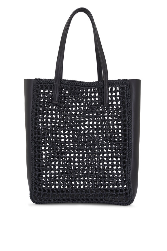 Tod's - Apa 200 Black Leather Tote | Mitchell Stores