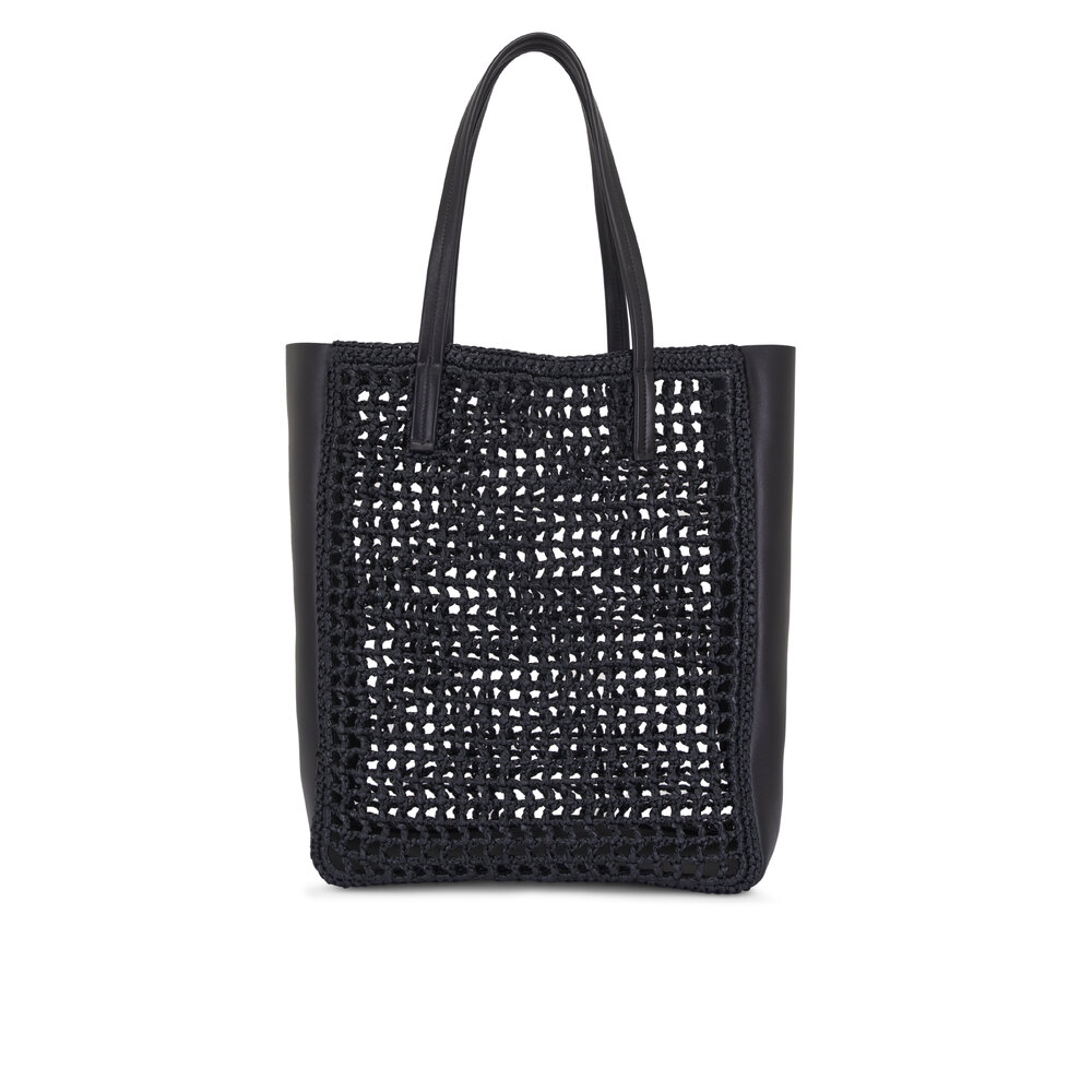 【送料&関税込】ChloAC Black Raffia Totes Maya - Raffia Structured Tote – San Diego Hat Company