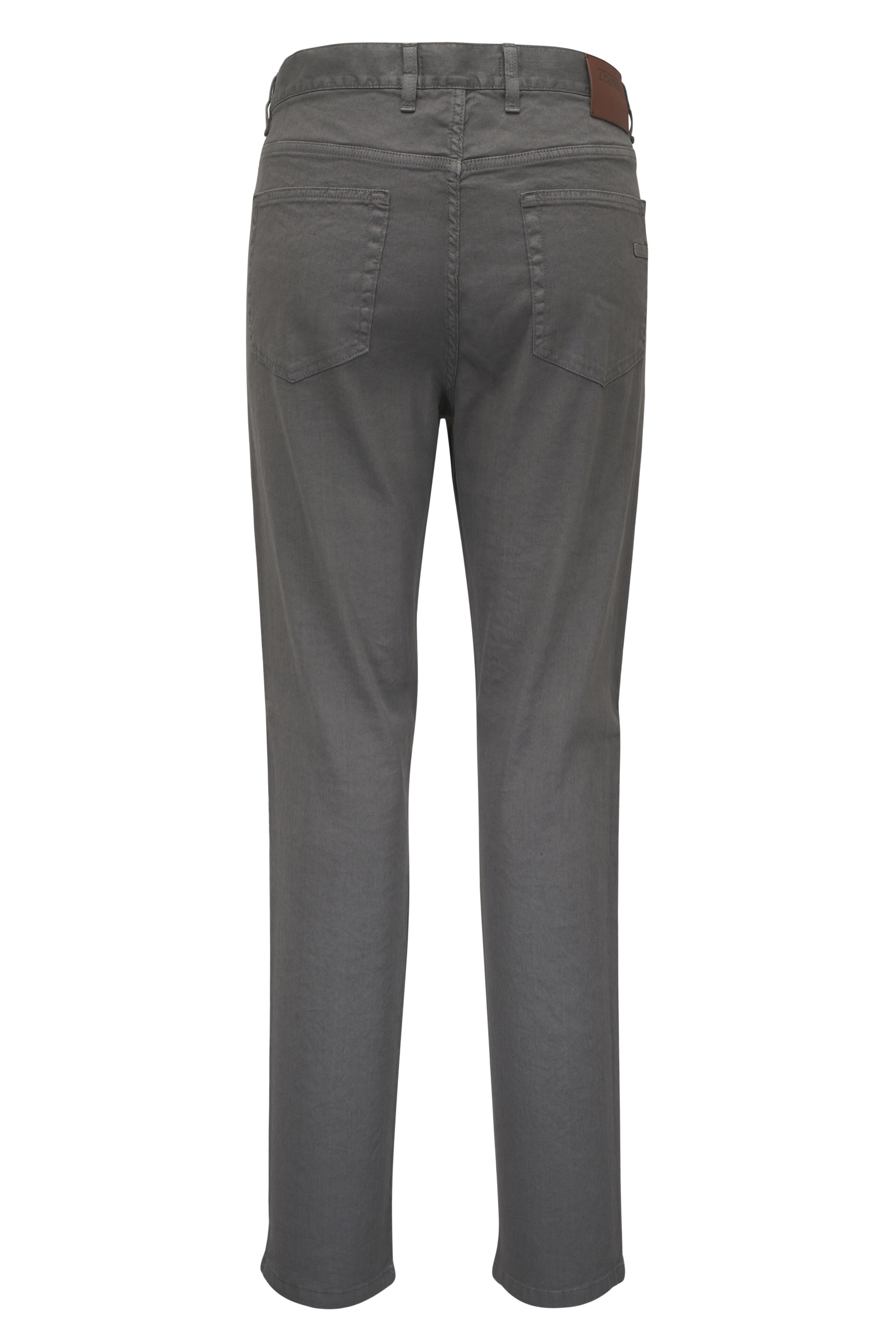 Zegna - Dark Taupe Cotton Five Pocket Pant