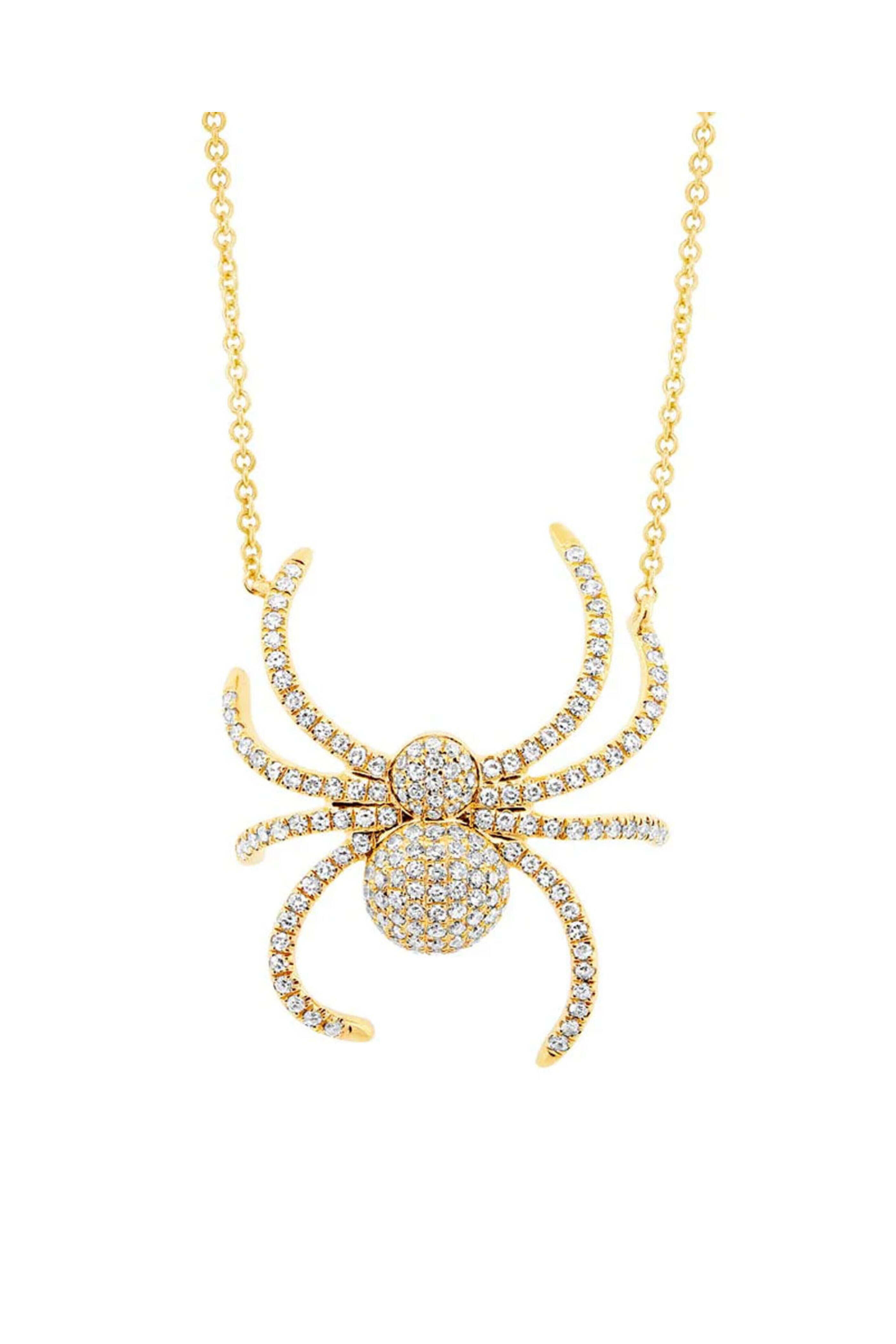 Samira 13 - Samira 13 Diamond Spider Necklace
