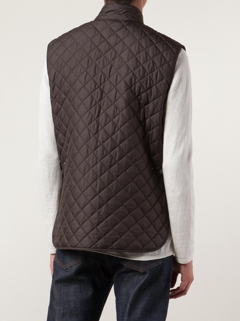 Belstaff - Mahogany Diamond Quilted Vest