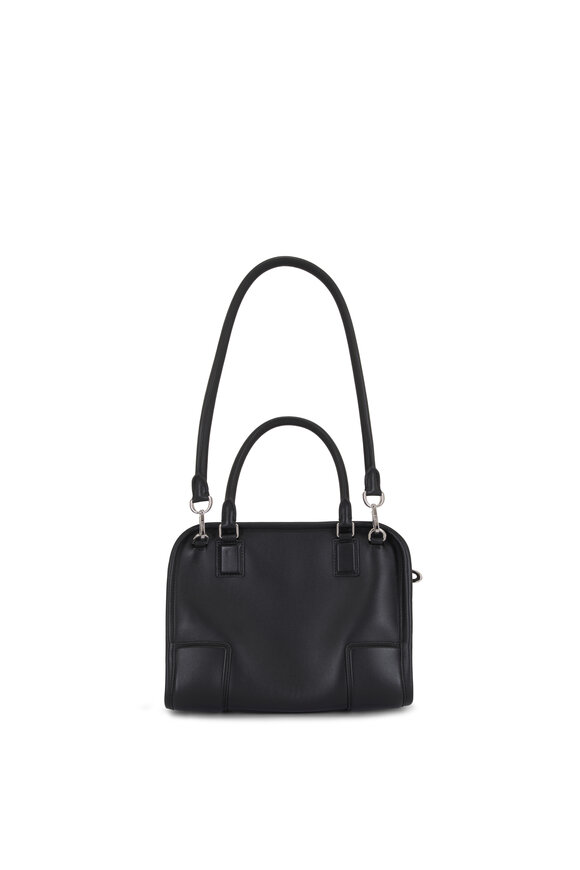 Loewe Small Amazona 180 Black Leather Top Handle Bag - view 10