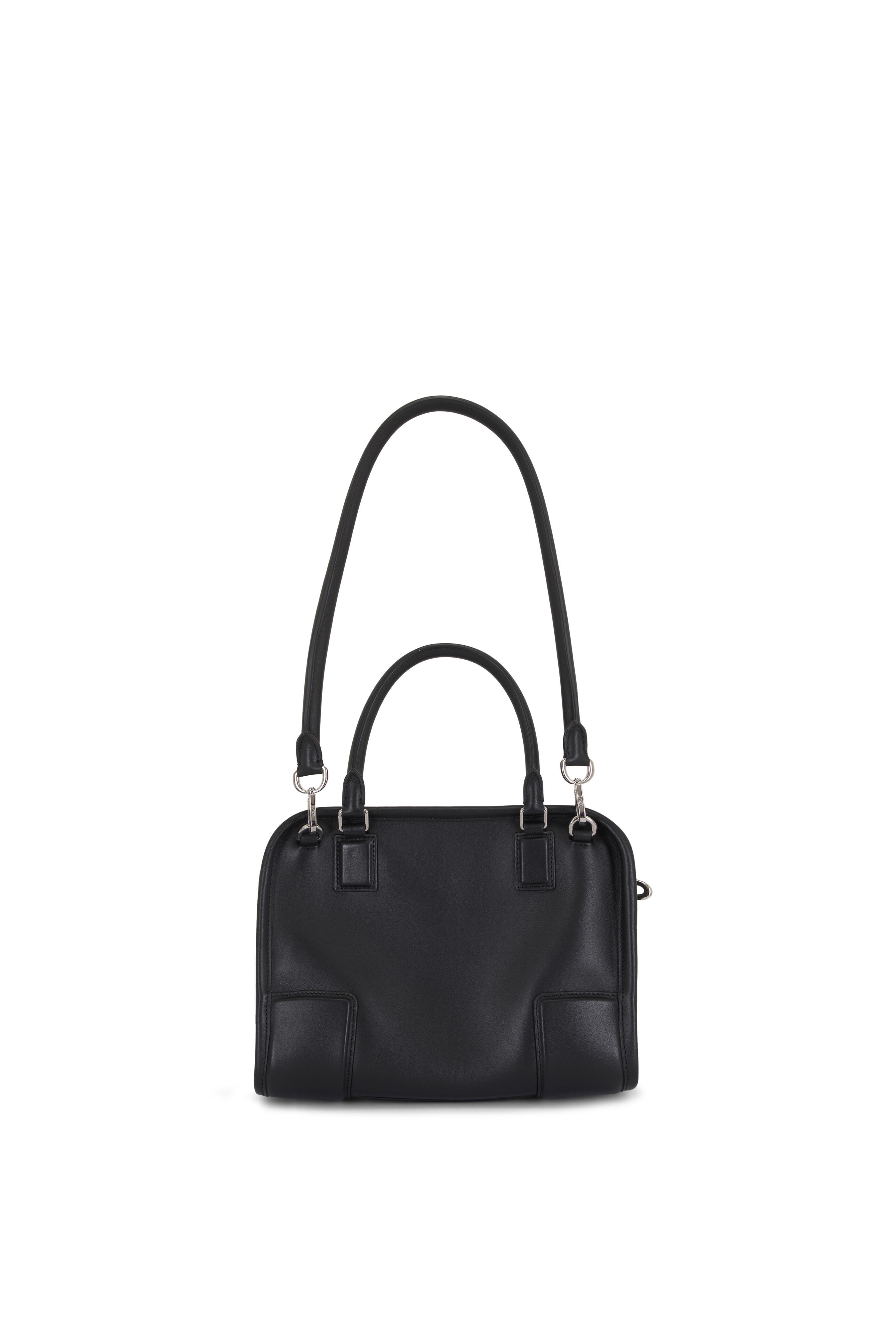Loewe - Small Amazona 180 Black Leather Top Handle Bag