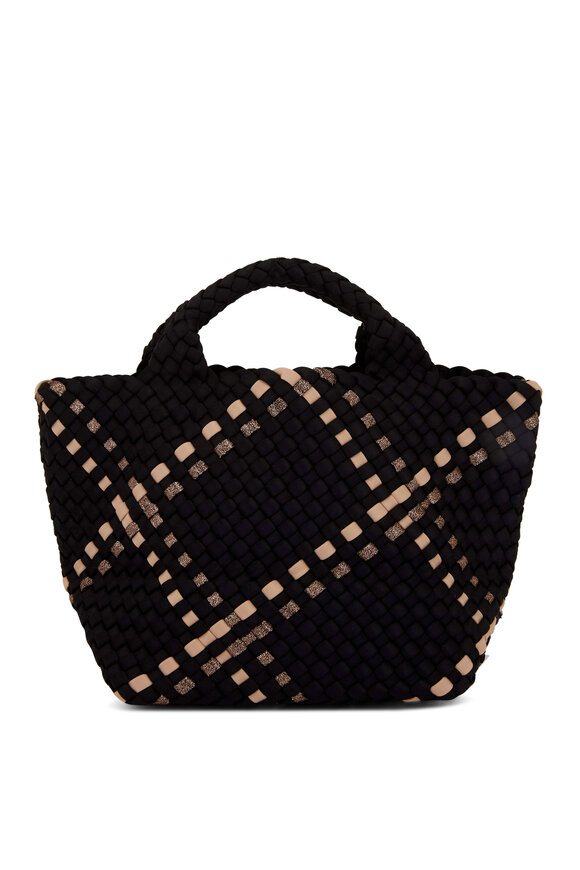 Naghedi - Modena Plaid St. Barth's Mini Woven Tote 