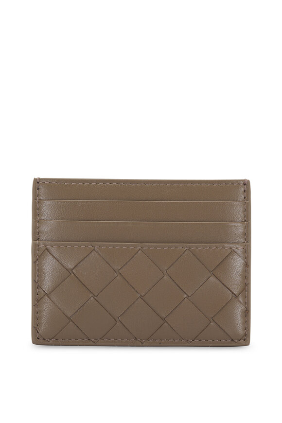 Bottega Veneta Pinecone Intrecciato Leather Card Case