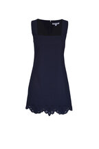 sachin and babi light blue dress Ganni - Blue Denim Drop Waist Midi Dress