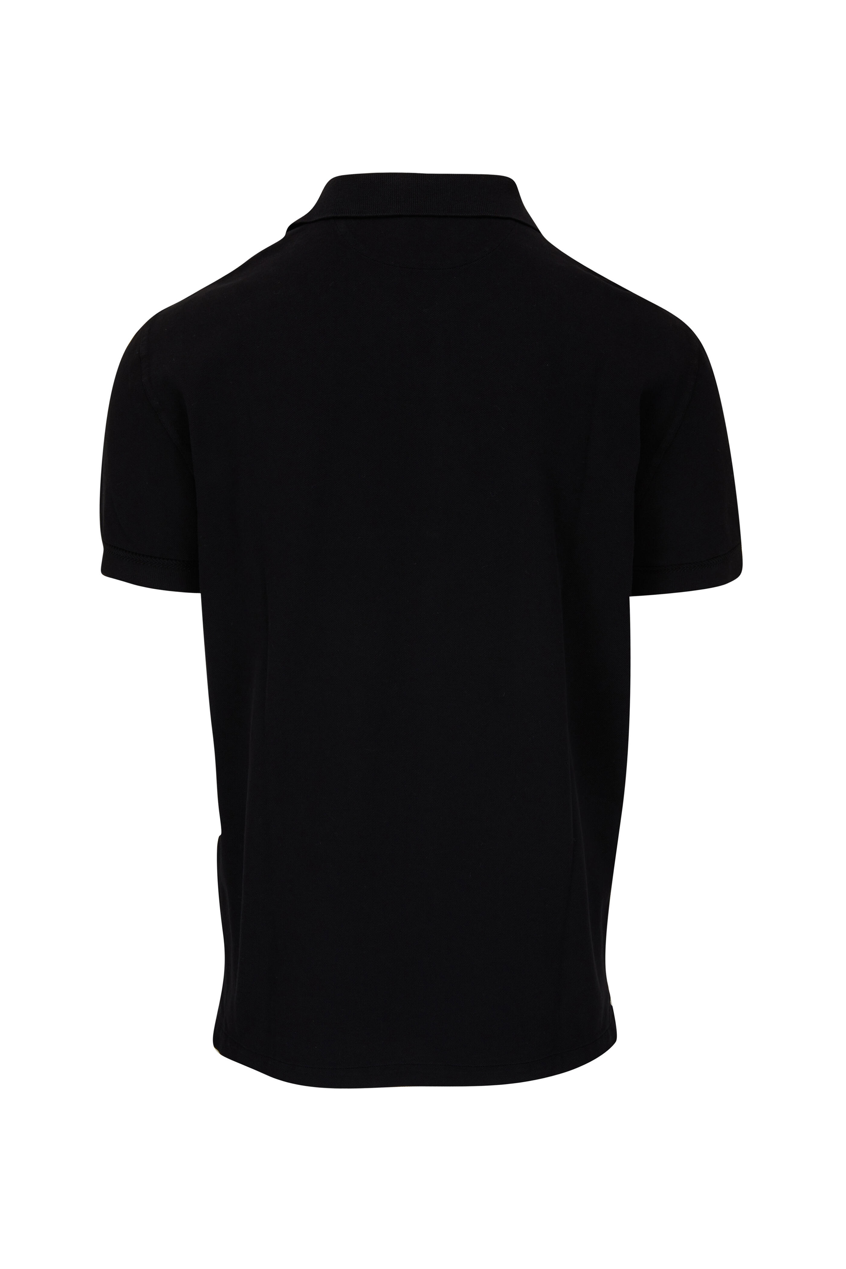Tom Ford - Black Short Sleeve Piqué Tennis Polo