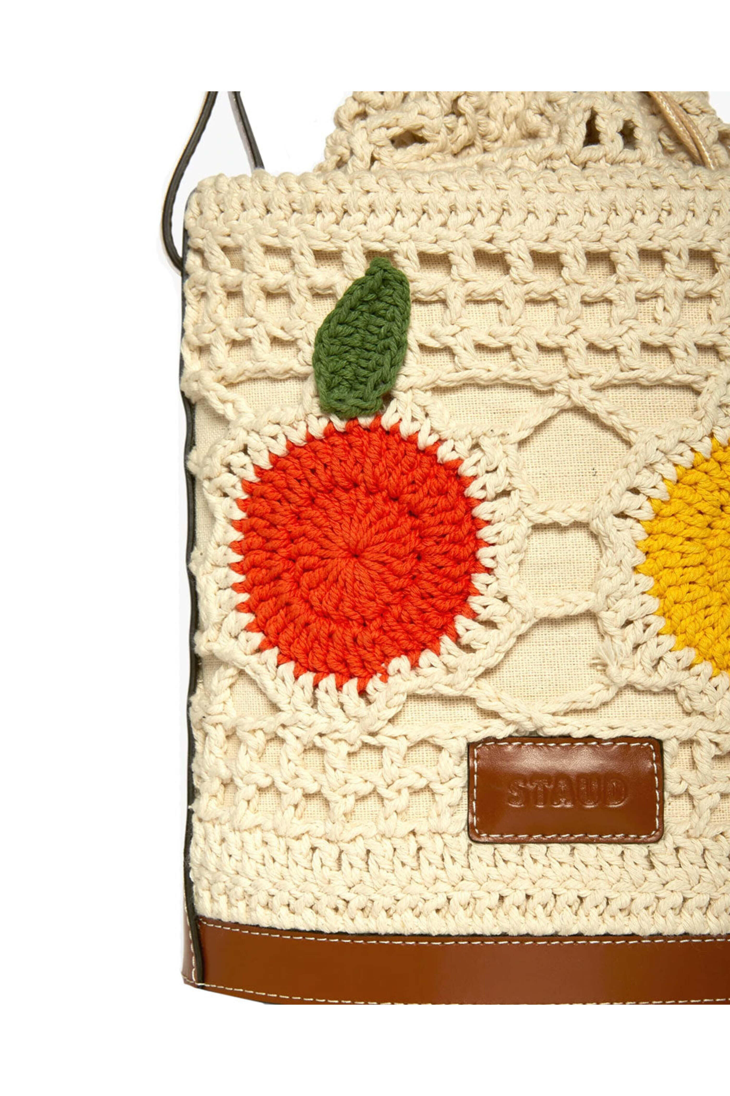 Staud - Anita Crochet Bucket Bag in Fruit | Mitchell Stores