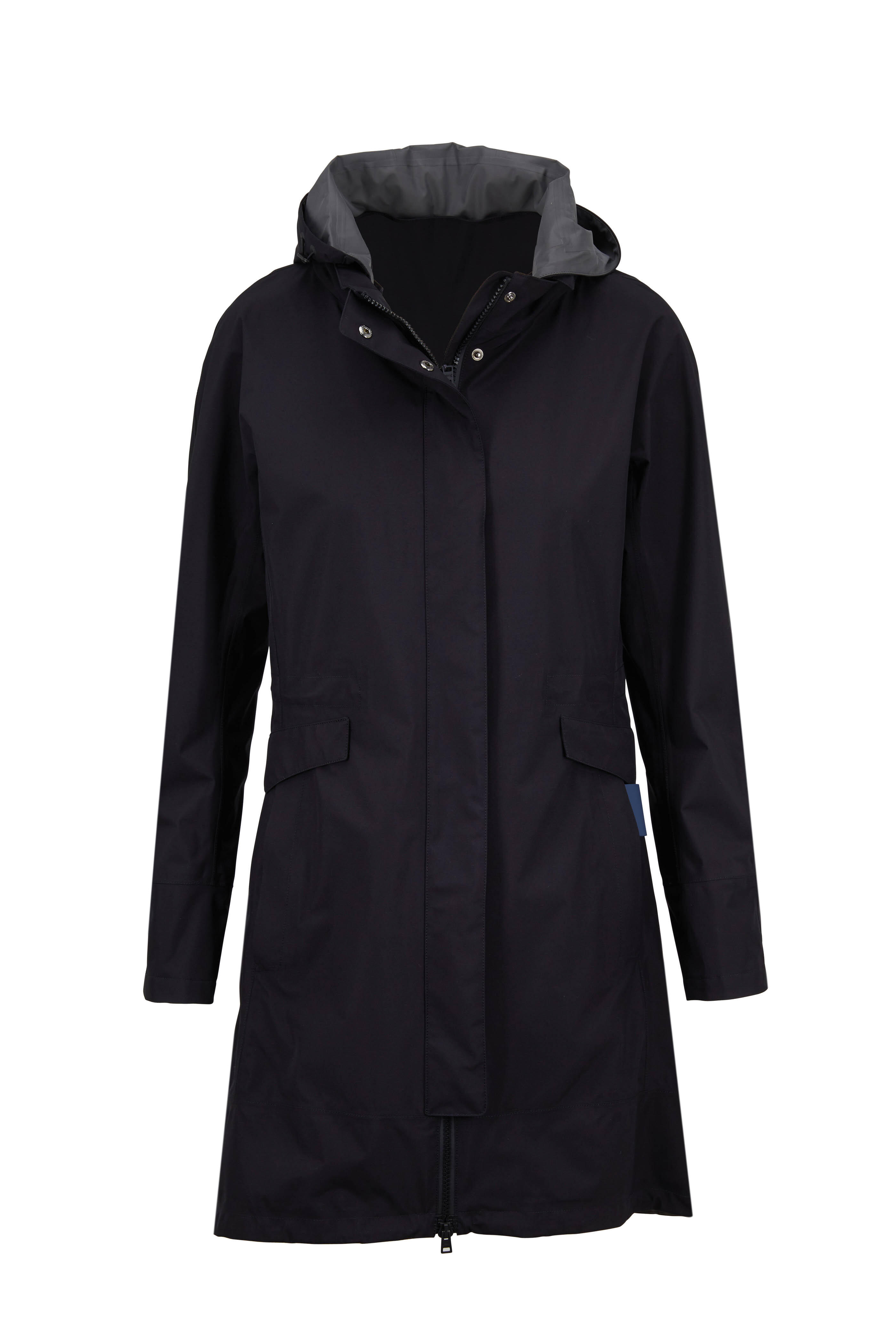 Herno - Black Two Ply Gortex Raincoat