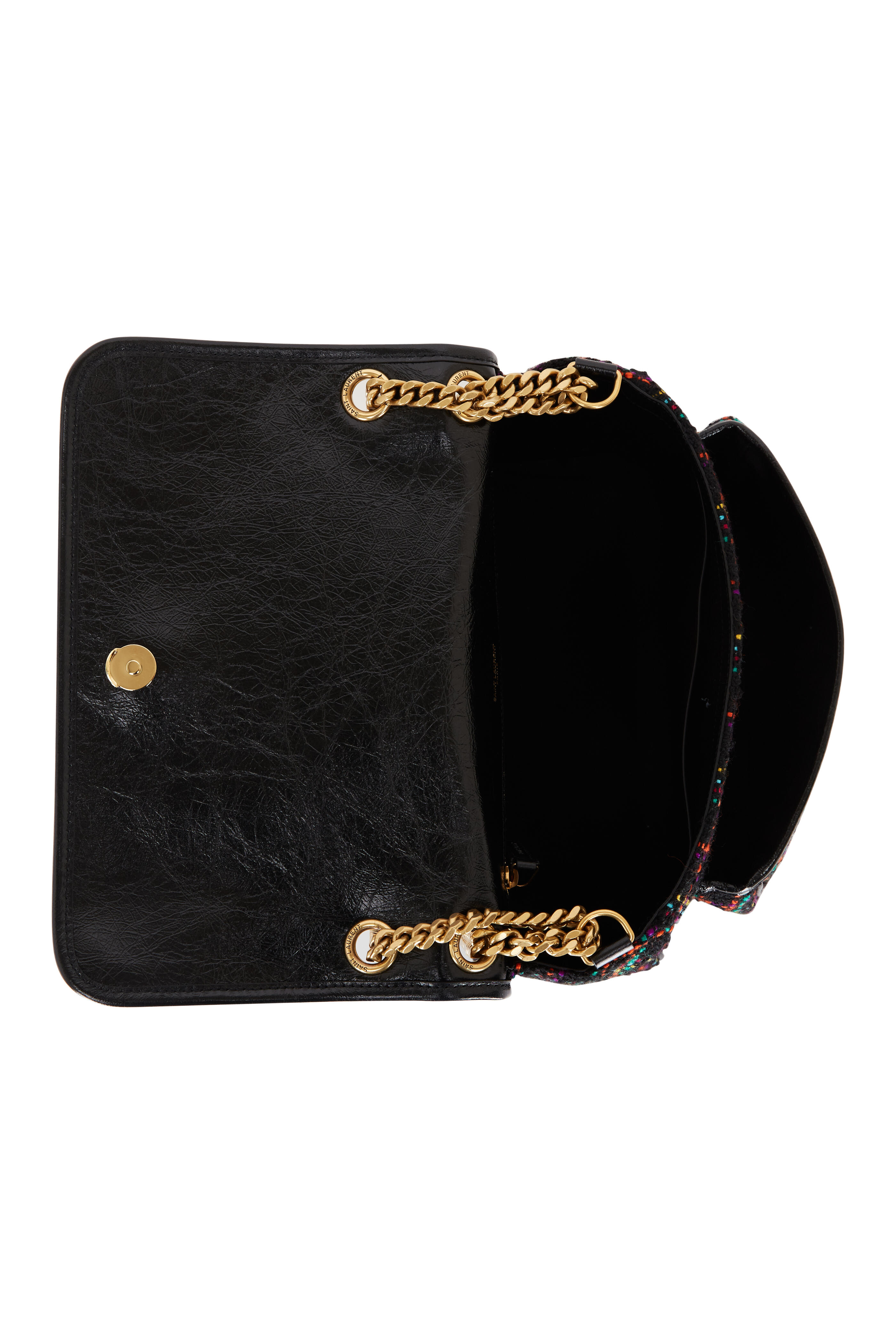 Saint Laurent - Niki Multicolor Tweed Medium Shoulder Bag