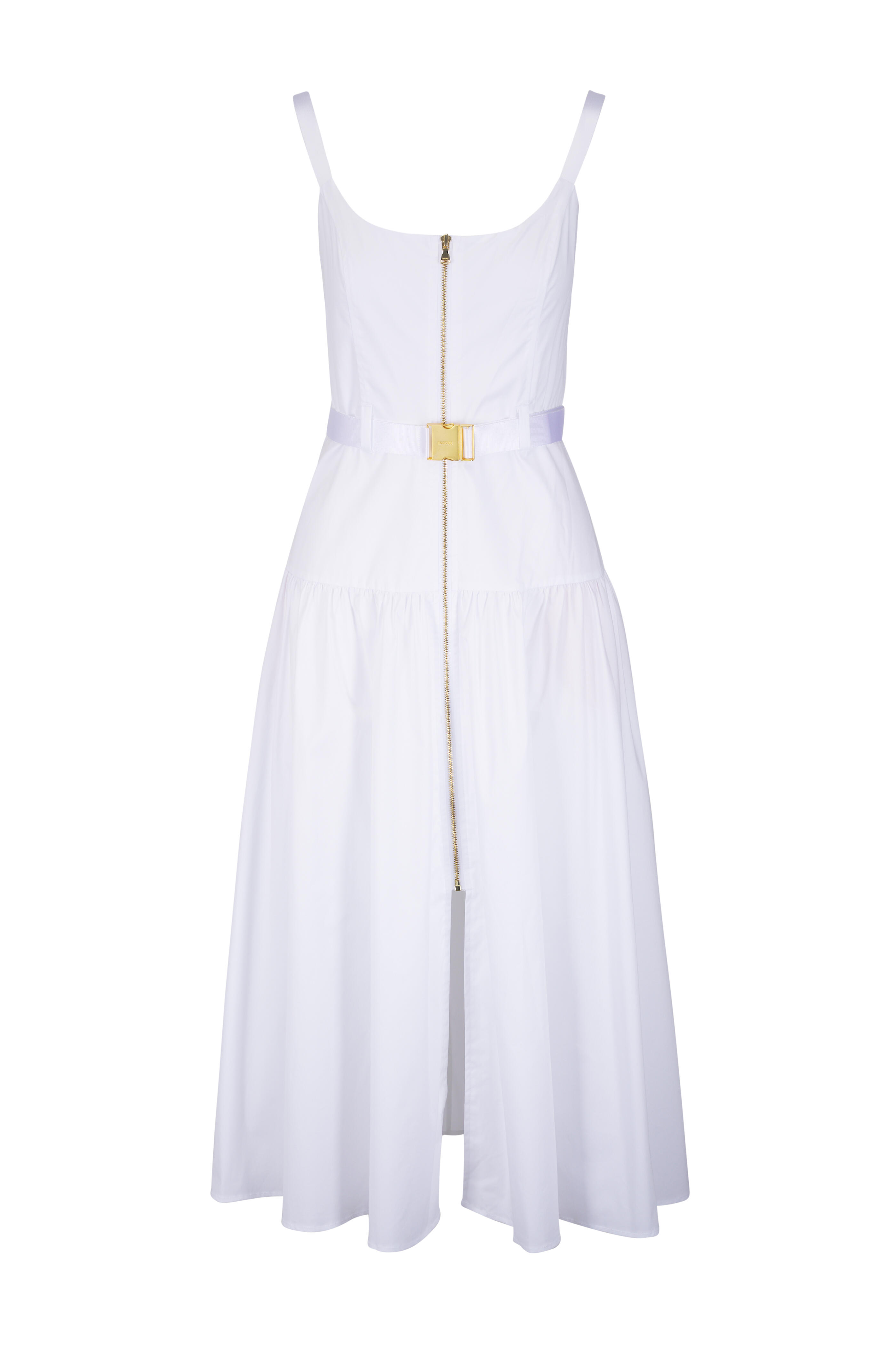 L'Agence - Rima White Midi Dress - view 1