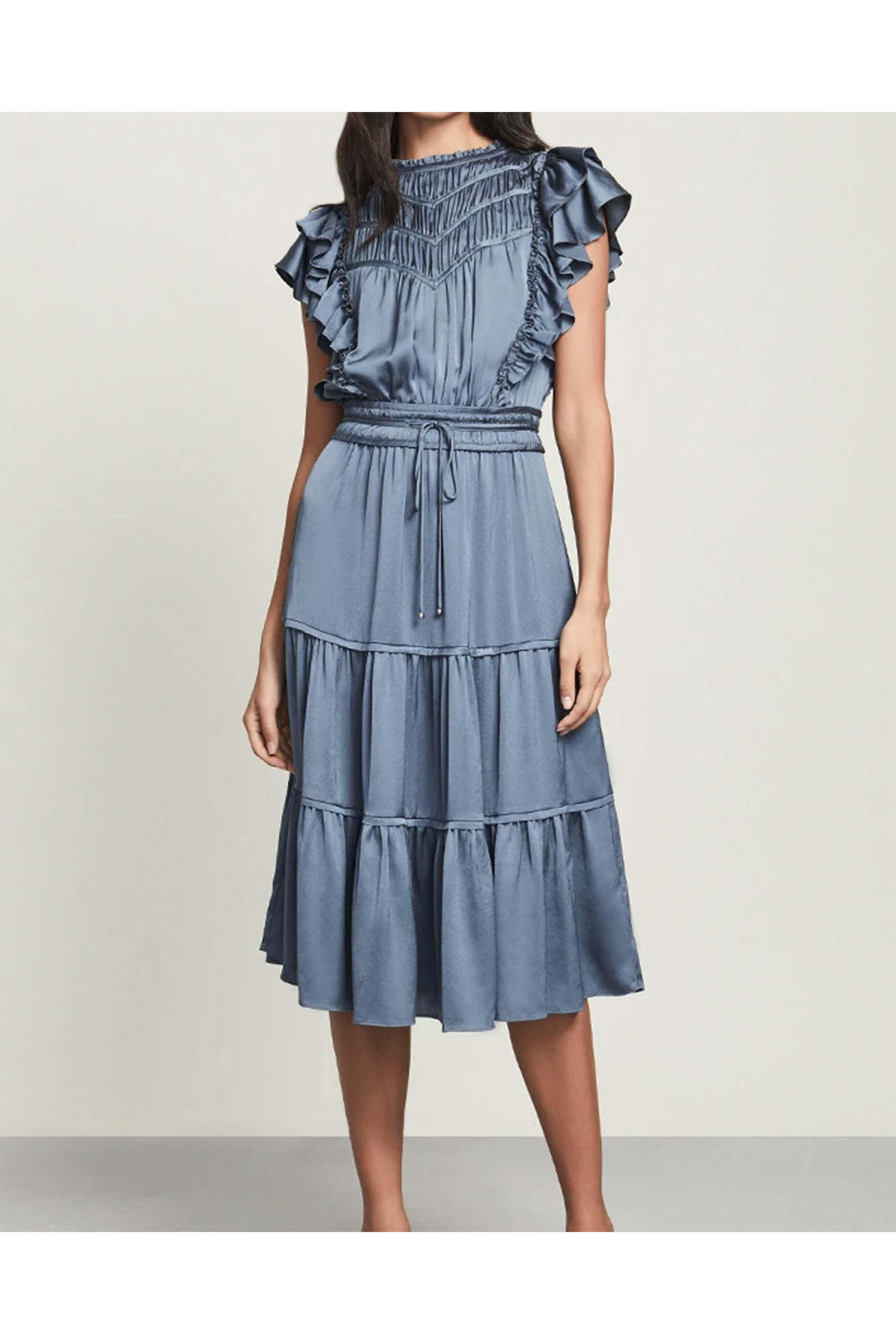 Veronica Beard - Dark Slate Snover Midi Dress