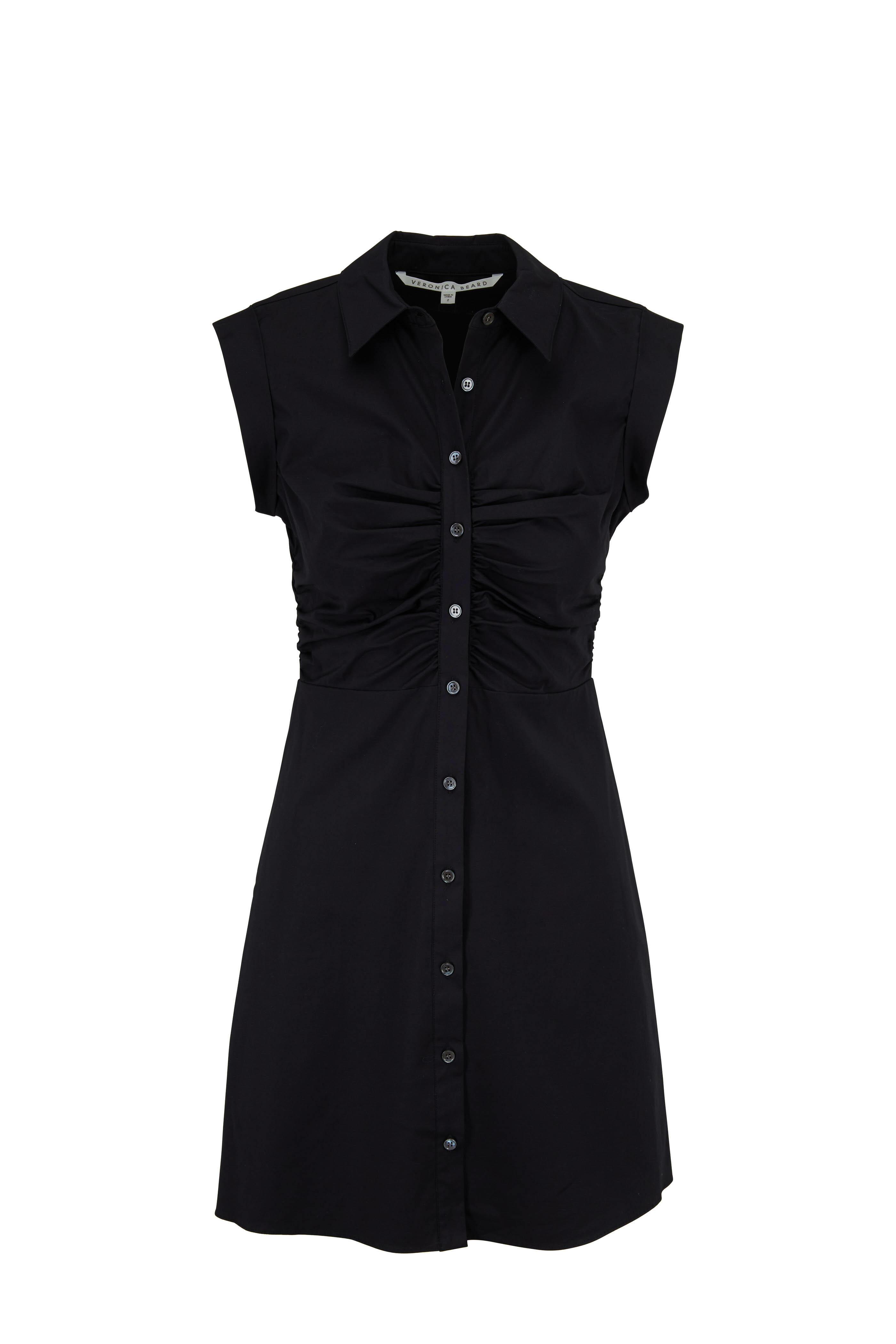 Veronica Beard - Wixson Black Multi Midi Dress