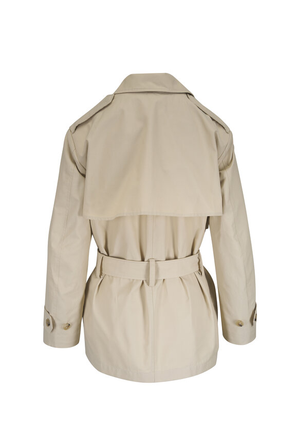 Vince Light Maiz Short Trench Coat - view 5