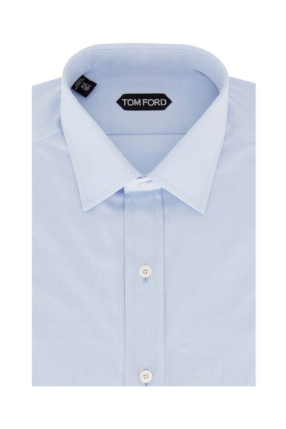 Tom Ford Solid Light Blue Dress Shirt  