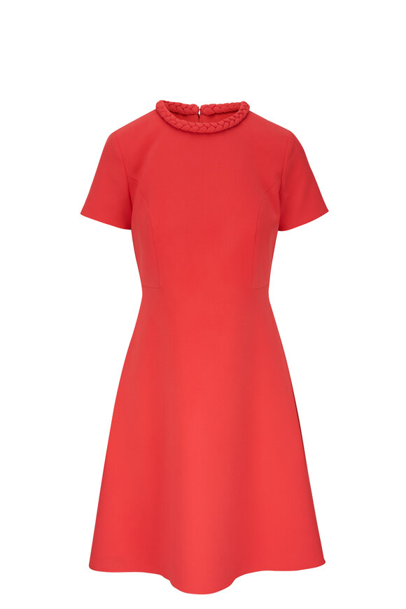 Sachin + Babi - Mimi Coral Stretch Crepe Mini Dress