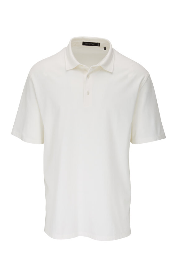 Zegna - White Short Sleeve Polo 