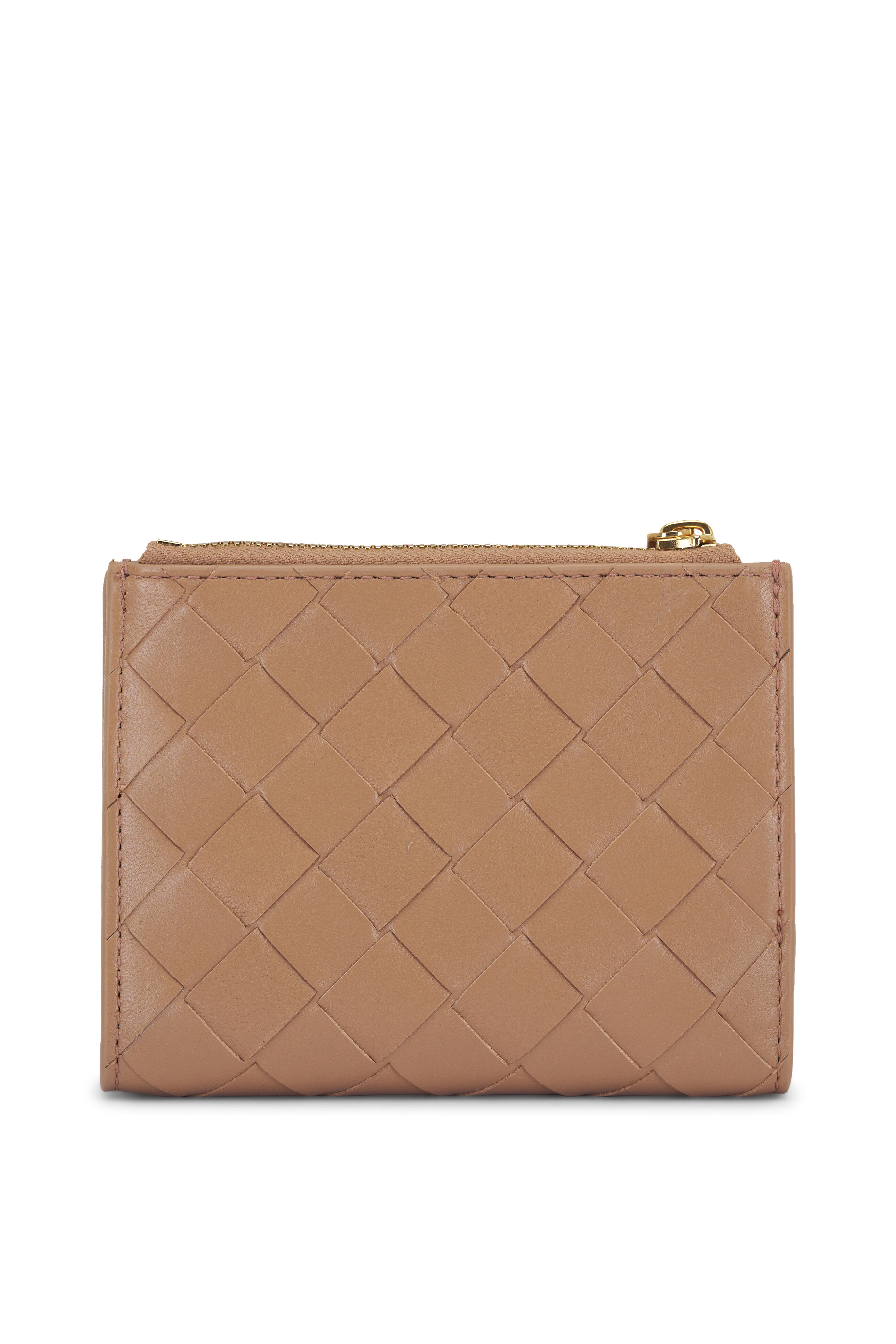 Bottega Veneta - Small Biscuit Intrecciato Leather Bi-Fold Wallet