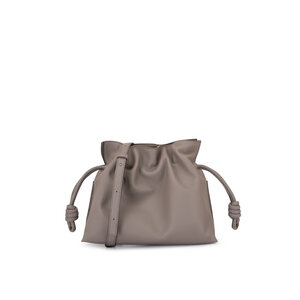 24AW new/LOEWE フラメンコフェイクファークラッチ Bag Gray フラメンコ グレー（灰色）系 LOEWE(ロエベ) バッグ・カバン