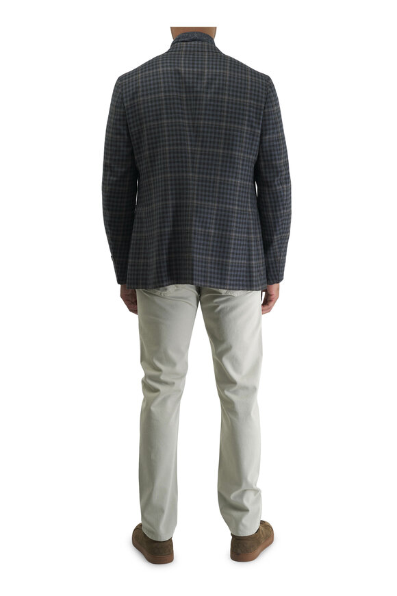 Isaia - Medium Gray Check Sportcoat