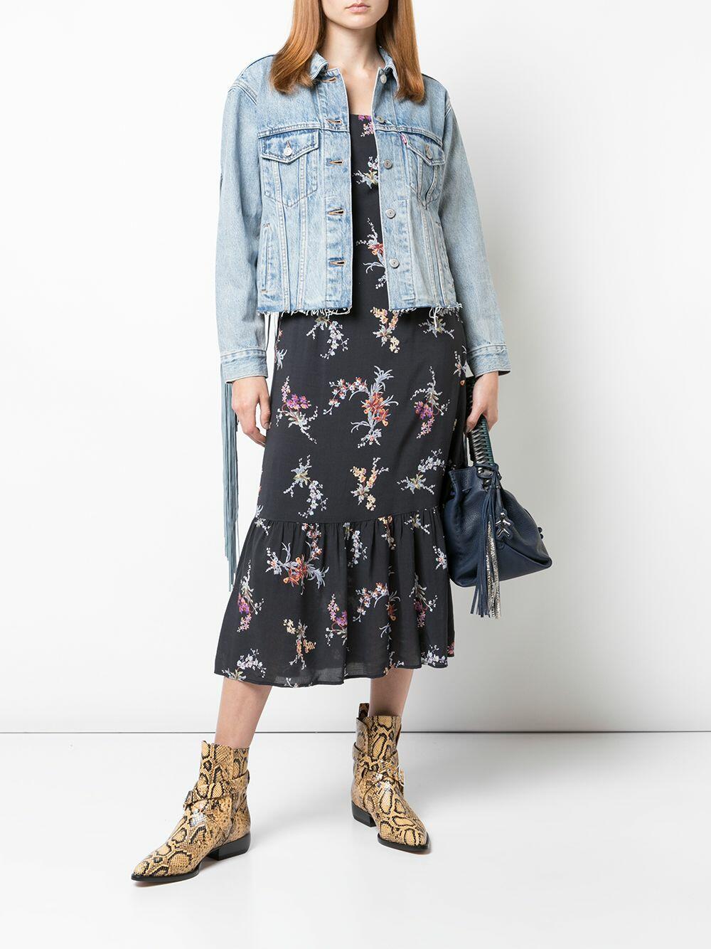 Henry Beguelin - Navy Grained Leather Small Hobo Bucket Bag