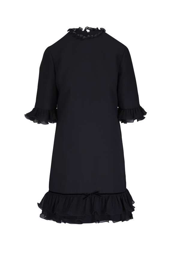 RED VALENTINO ブラックレースベール付き　カチューシャ　レザー RED VALENTINO ブラックレースベール付き カチューシャ レザー