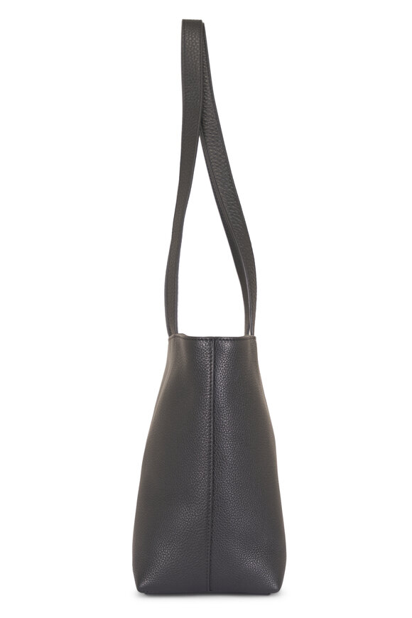 The Row Parker Black ANS Leather Zip Tote - view 3