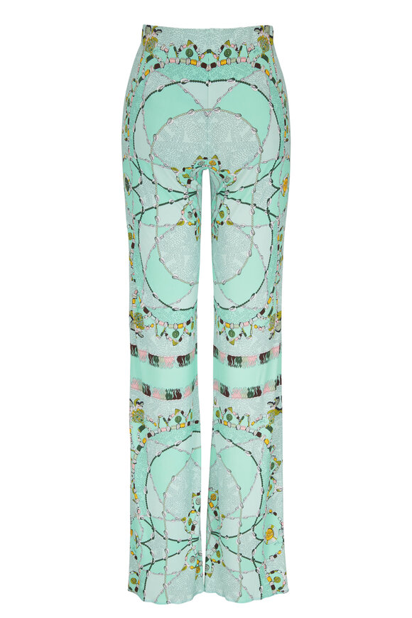 Pucci - Aqua Print Medium Jersey Pant