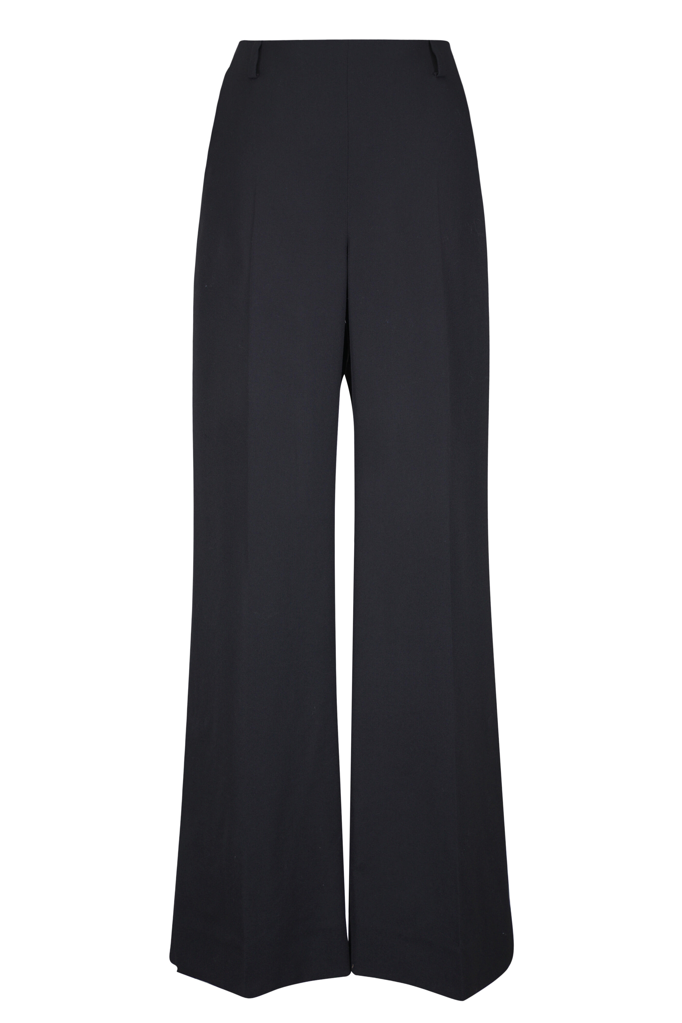 Khaite - Grenare Black Textured Wool Pant - view 1