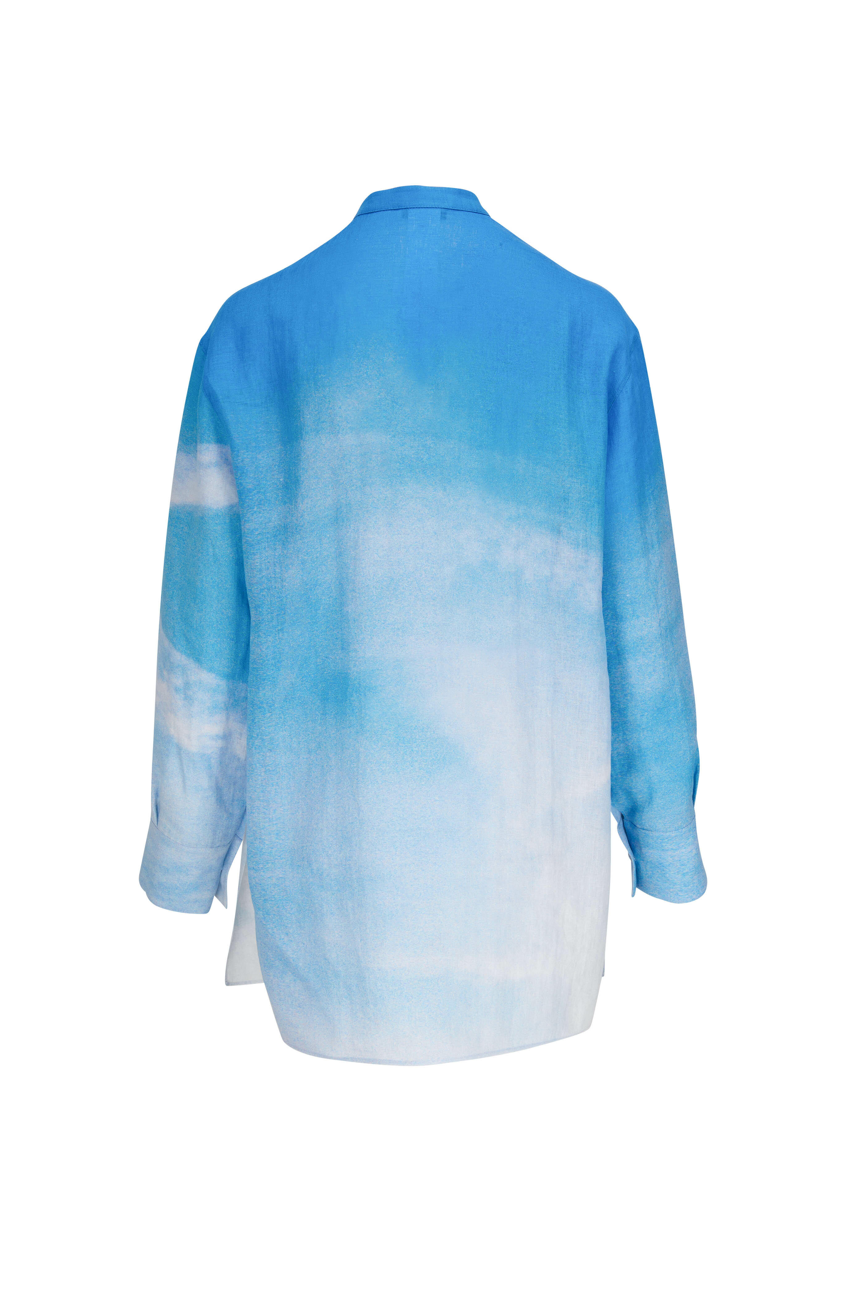 Akris - St. Gallen Sky Print Tunic Top