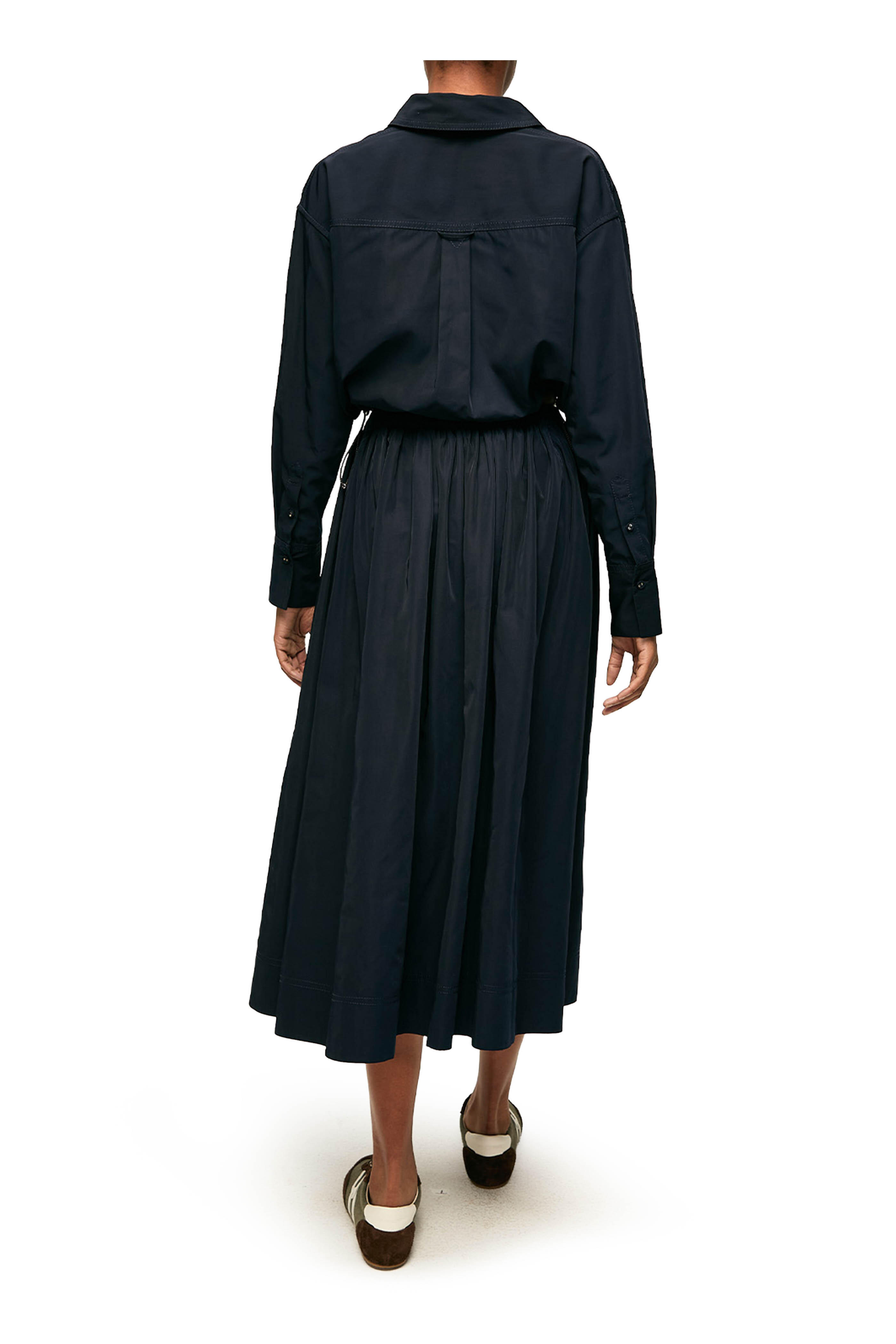 Veronica Beard - Wilfred Navy Bungee Button Up Shirt