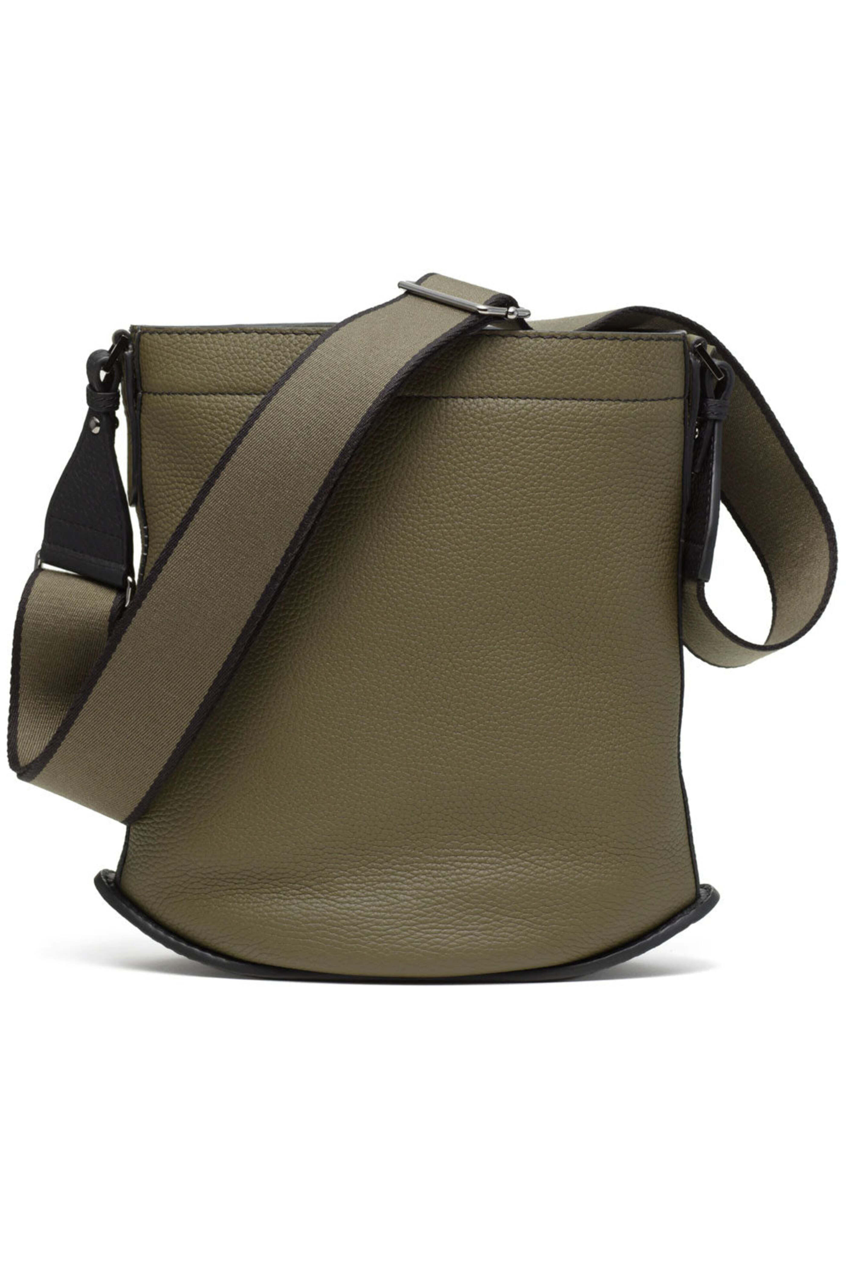 Delvaux - Pin Daily Surpique in Kaki Noir