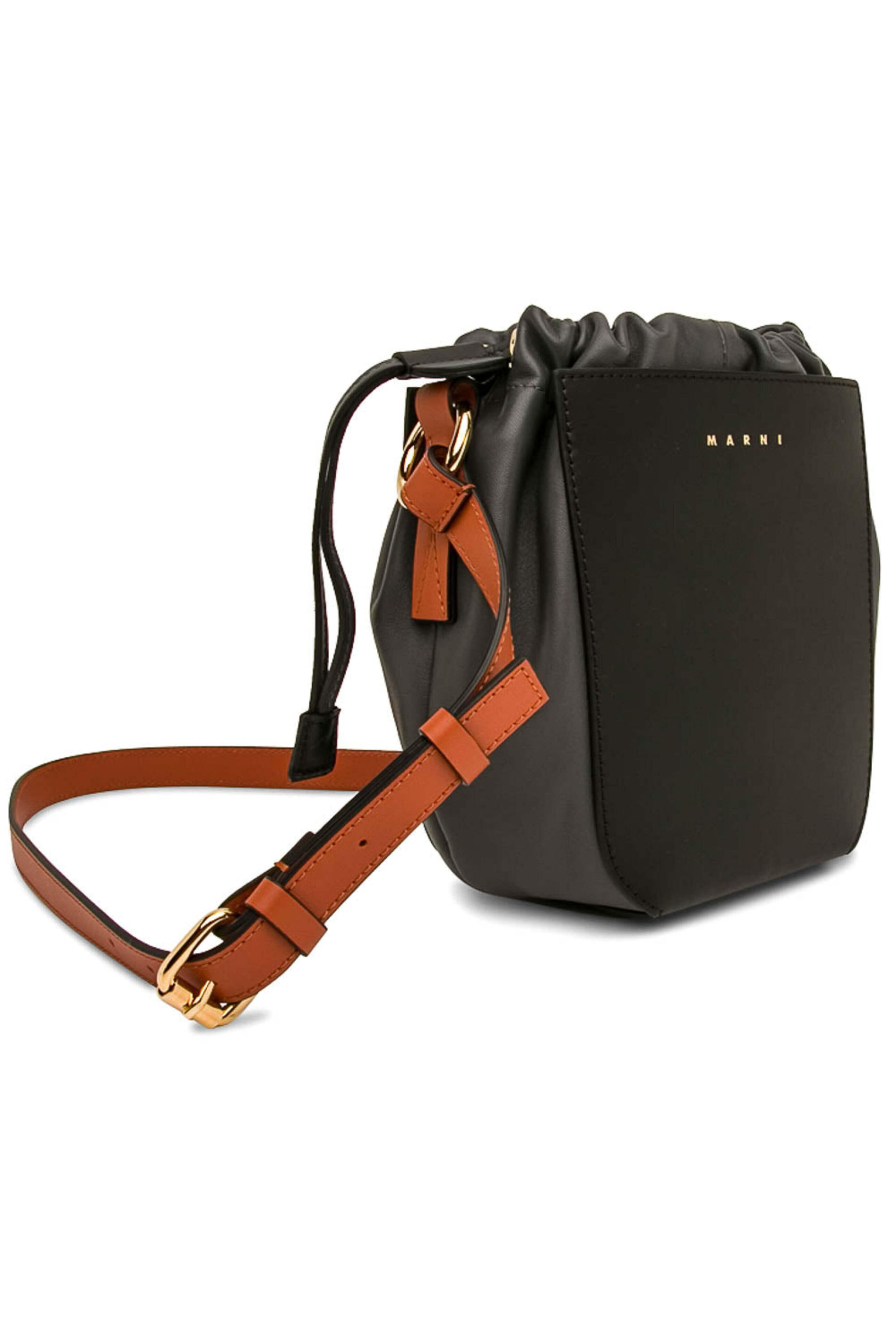 Marni - Gusset Bag in Black Smoke