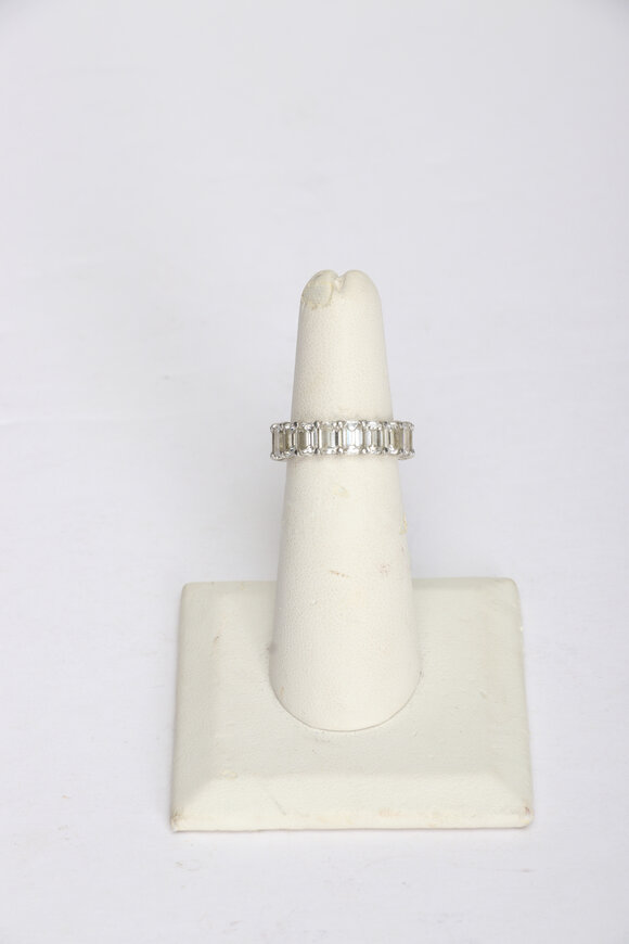Lowy & Co Emerald Cut Diamond Eternity Band - view 1