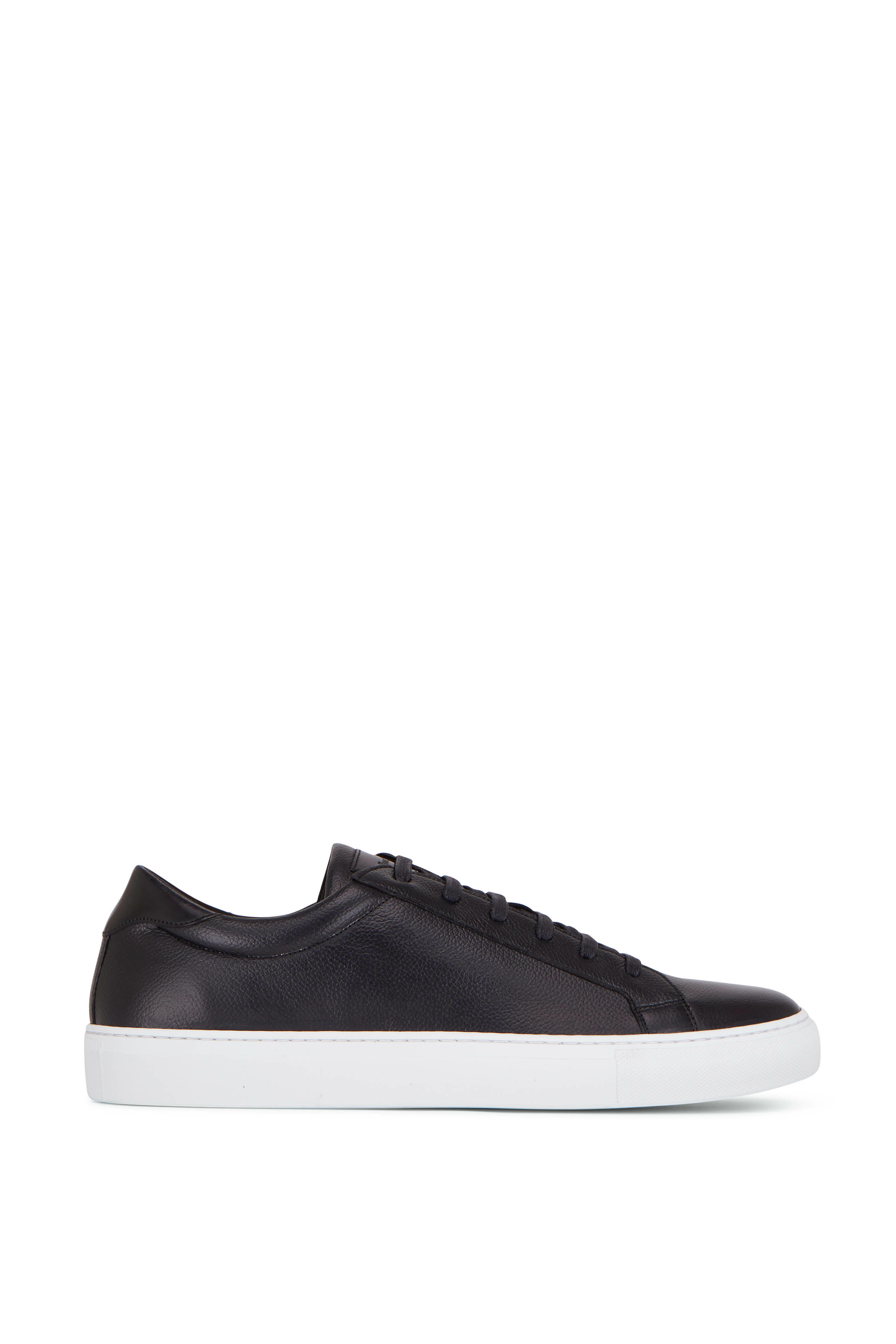 To Boot New York - Sierra Black Grained Leather Sneaker