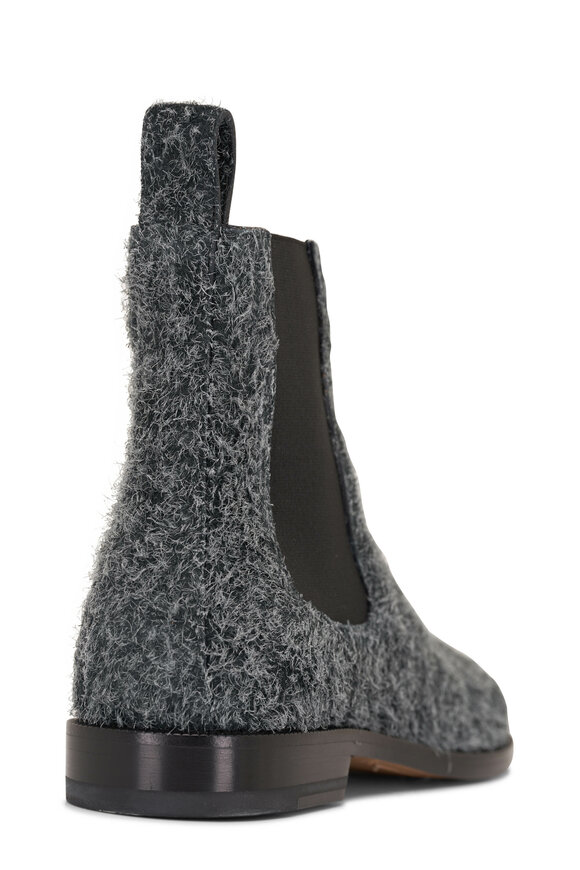 Loewe - Terra Charcoal Brushed Suede Chelsea Boot 