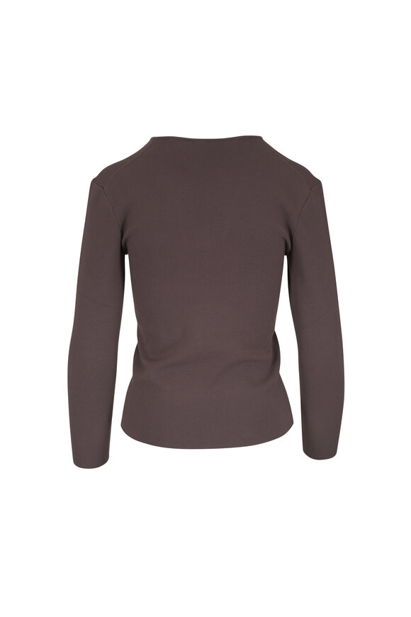 Totême Walnut Compact Knit Sweater - view 4