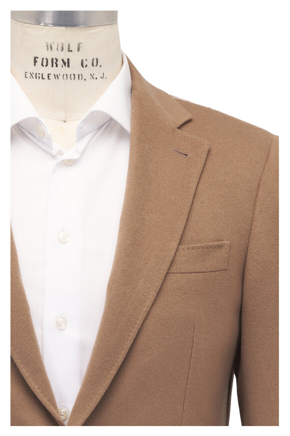 Canali Kei Camel Cashmere Sportcoat - view 1