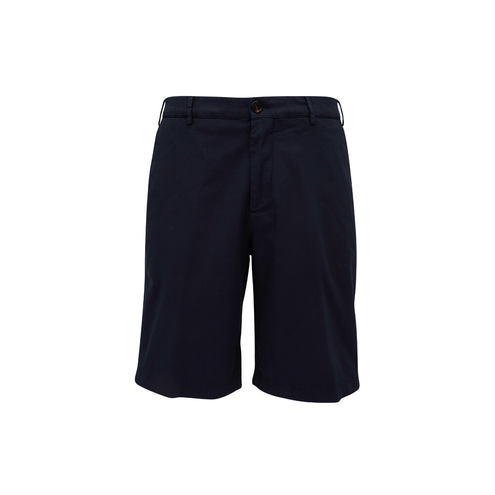 ショートパンツ Brunello Cucinelli Shorts Blue Brunello Cucinelli - Navy Bermuda Shorts | Mitchell Stores