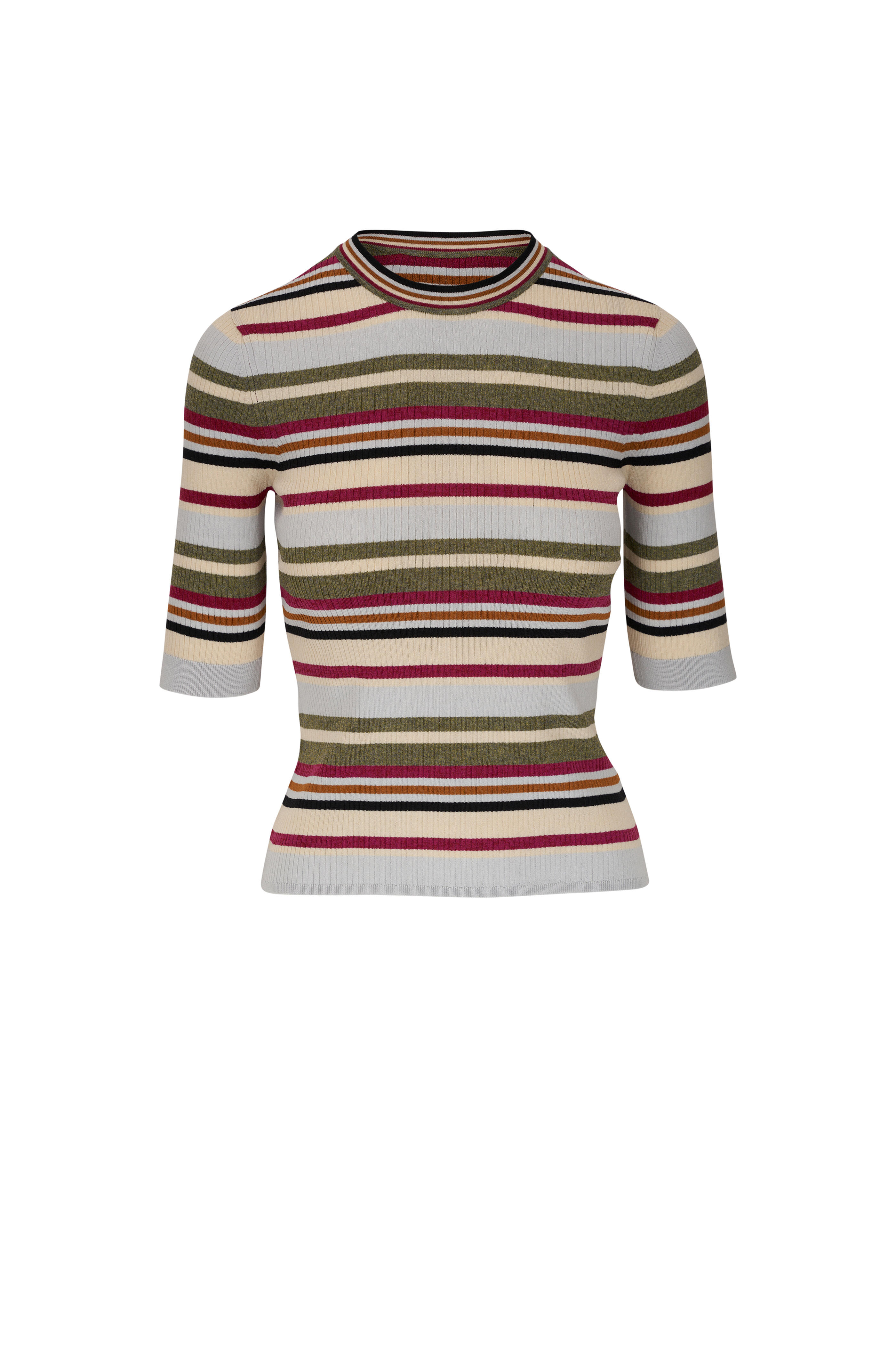 Veronica Beard - Kavya Multi Striped Sweater | Mitchell Stores