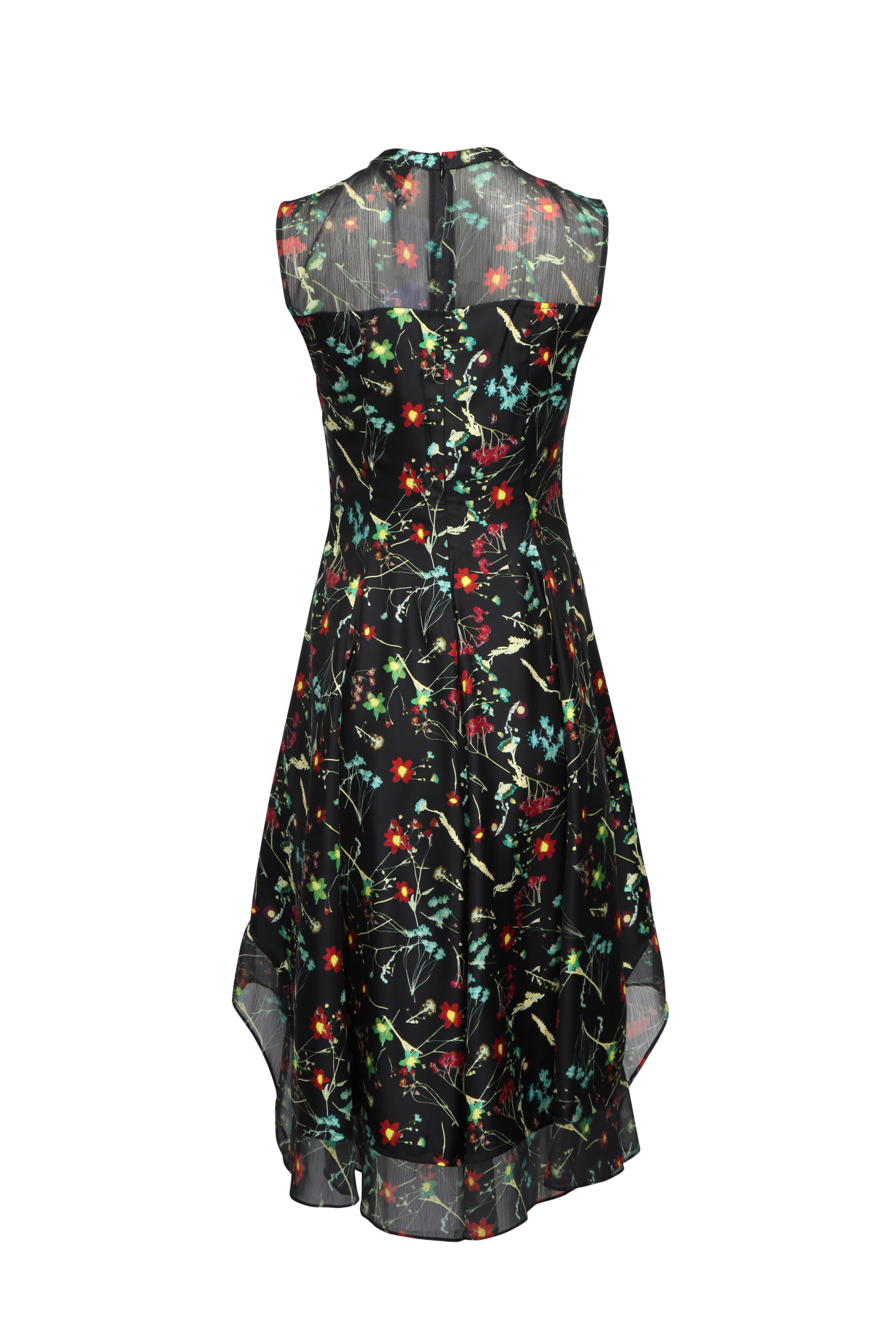 3.1 Phillip Lim - Bliss Black Floral Sleeveless Dress
