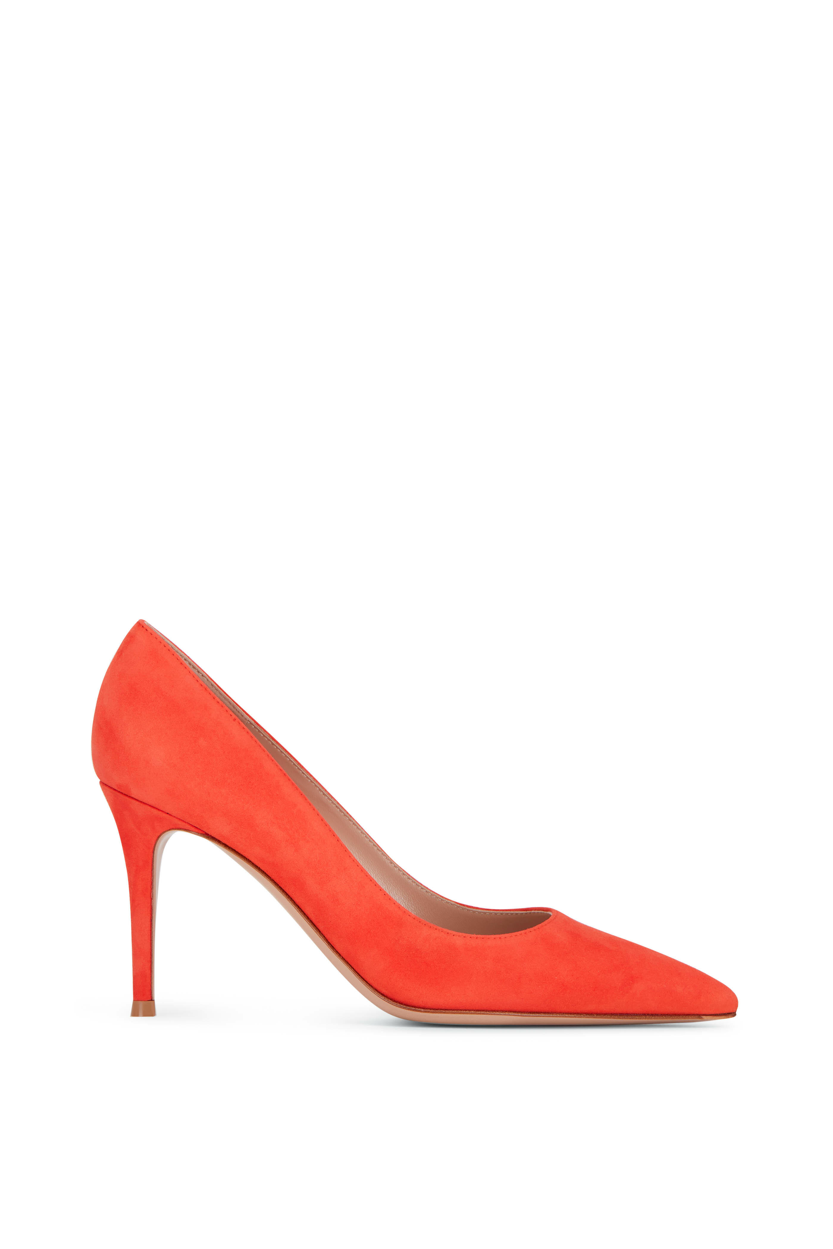 Gianvito Rossi - Gianvito Poppy Suede Pump, 85mm